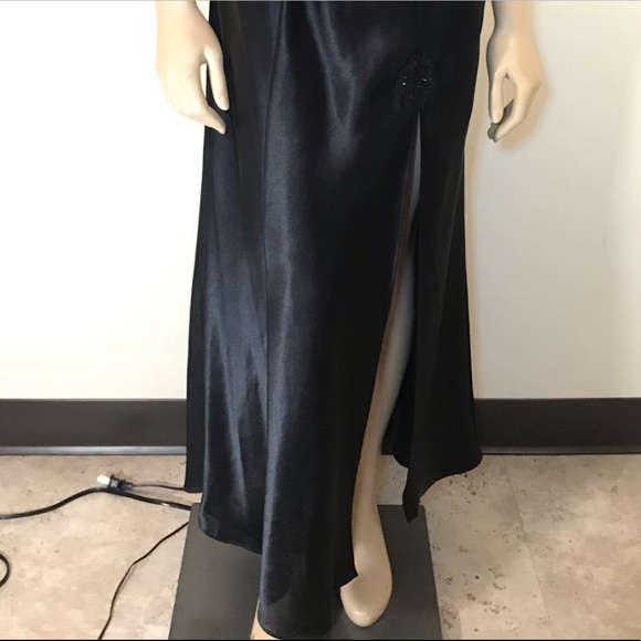 Victorias Secret Night Gown Black Lace Dress - Picture 2 of 6